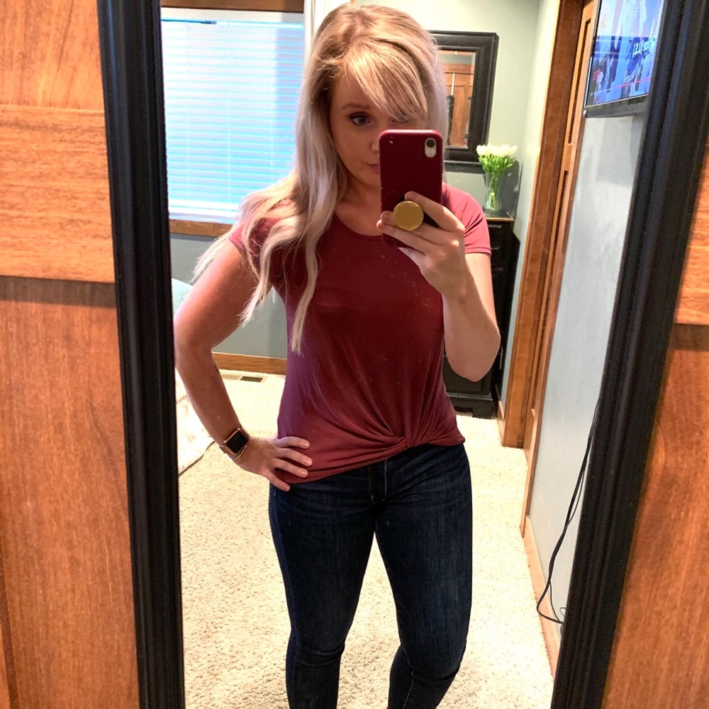 Side knot T-shirt
